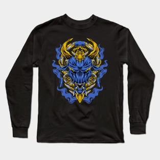 Blue Bull mechanism Long Sleeve T-Shirt